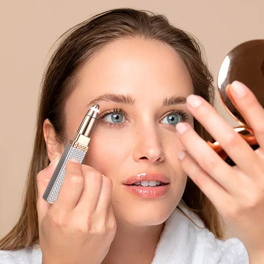 epilateur sourcil regard miroir